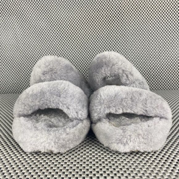 UGG Oh Yeah Slide Slippers Womens Size 9 Gray Elastic Slingback Open Toe - Picture 5 of 13